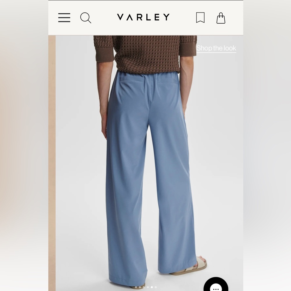Varley Light Weight Blue Trousers